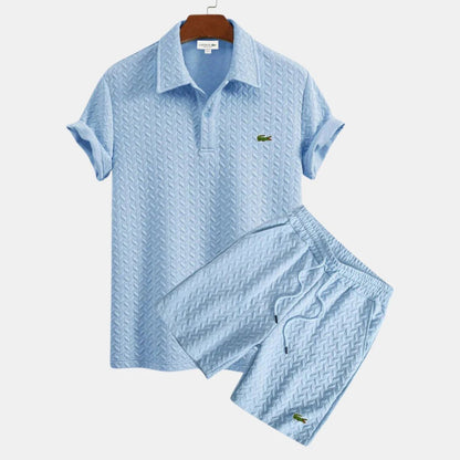 Capri Knit Polo Set — Polo + Bermuda Premium