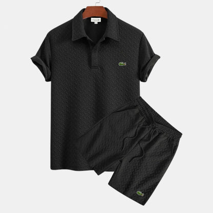 Capri Knit Polo Set — Polo + Bermuda Premium