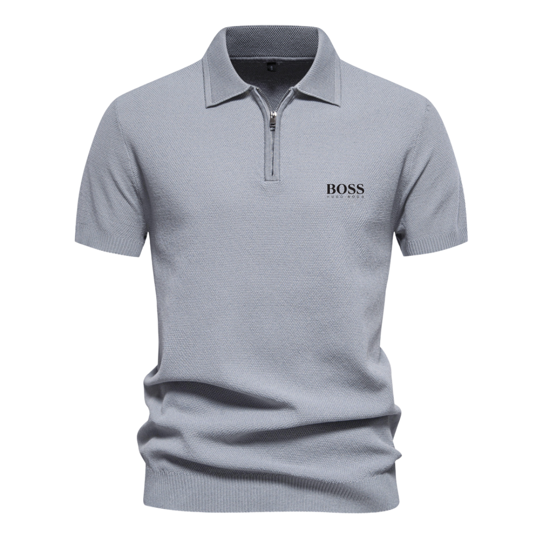 Polo Premium con Zip Elegante