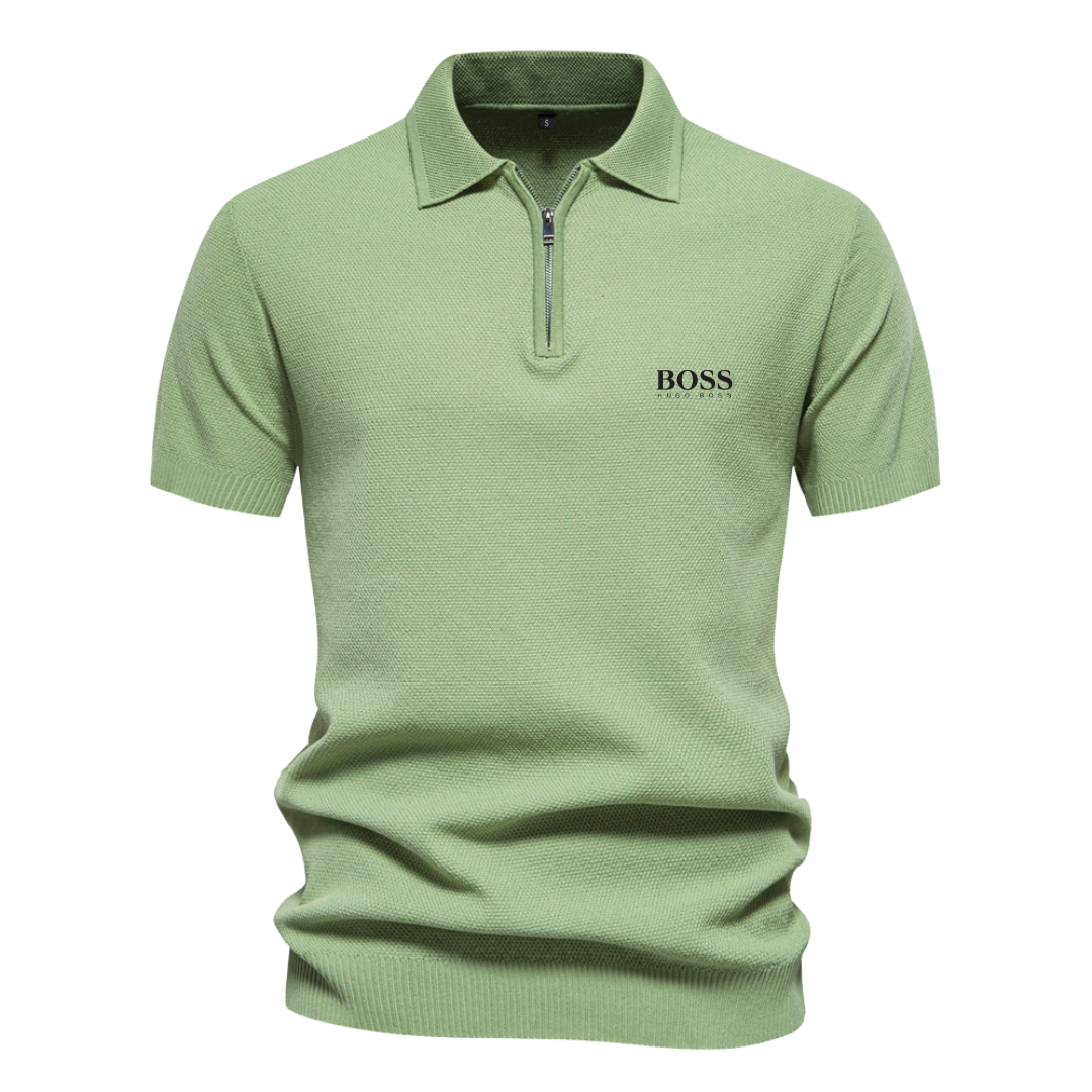 Polo Premium con Zip Elegante
