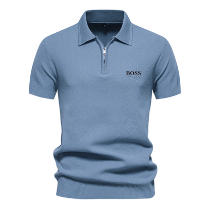 Polo Premium con Zip Elegante