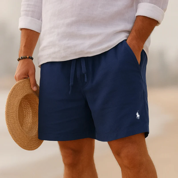 Capri Heritage Linen Shorts — Bermuda Premium in Lino