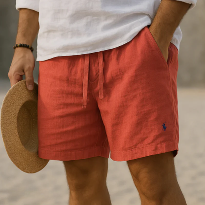 Capri Heritage Linen Shorts — Bermuda Premium in Lino