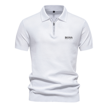 Polo Premium con Zip Elegante