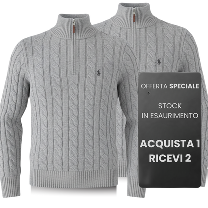 Maglione a Trecce in Cashmere (CLEARANCE) – Acquista 1, Ricevi 2