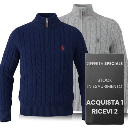 Maglione a Trecce in Cashmere (CLEARANCE) – Acquista 1, Ricevi 2