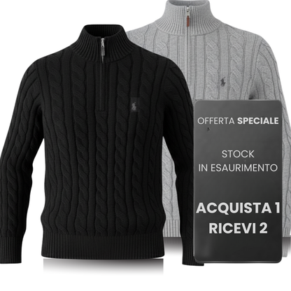 Maglione a Trecce in Cashmere (CLEARANCE) – Acquista 1, Ricevi 2