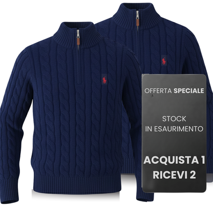 Maglione a Trecce in Cashmere (CLEARANCE) – Acquista 1, Ricevi 2