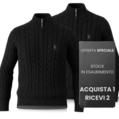 Maglione a Trecce in Cashmere (CLEARANCE) – Acquista 1, Ricevi 2