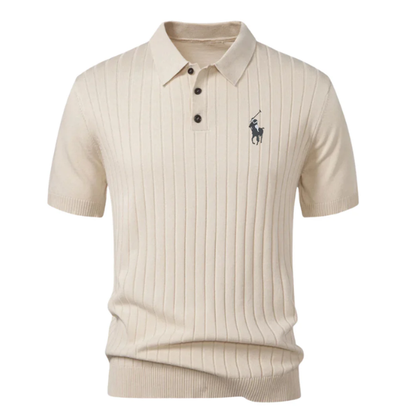 Polo in Maglia a Righe Premium