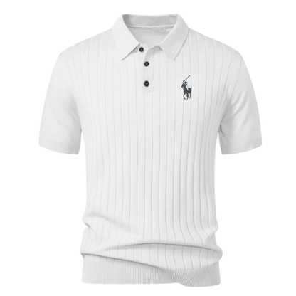 Polo in Maglia a Righe Premium