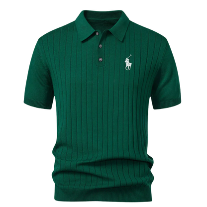 Polo in Maglia a Righe Premium
