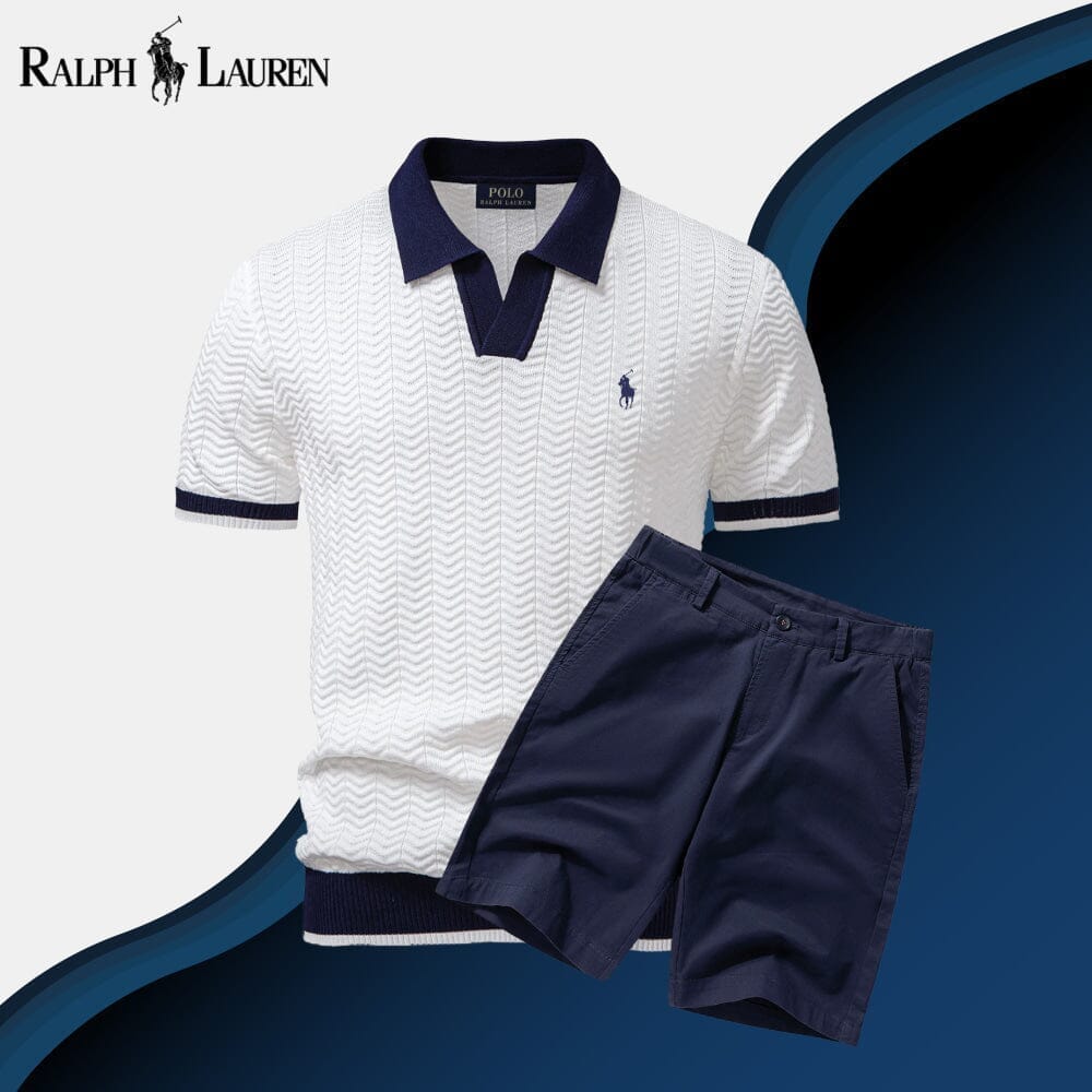 Riviera Knit Polo Set — Polo + Bermuda Premium